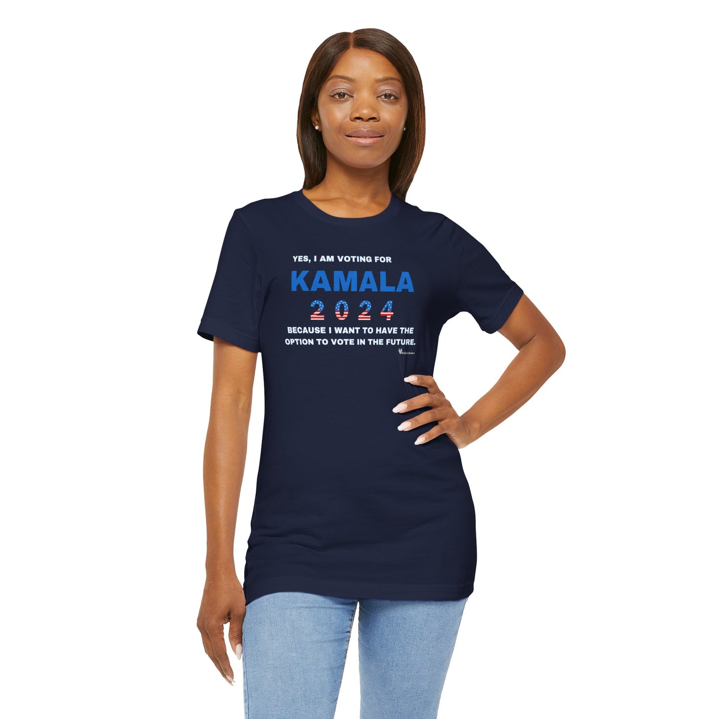 Yes, I am Voting For Kamala Jersey Tee