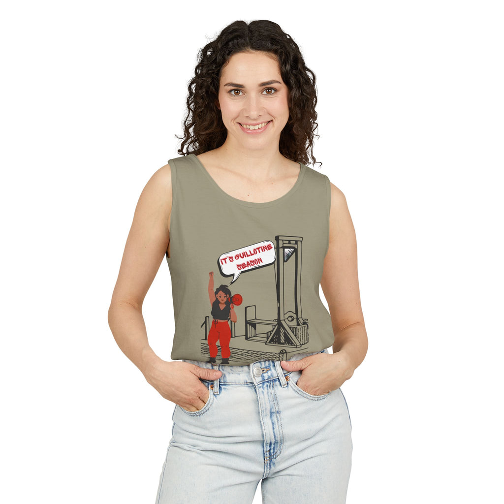 Guillotine Season Tank Top – Anti-Fascist Protest Apparel