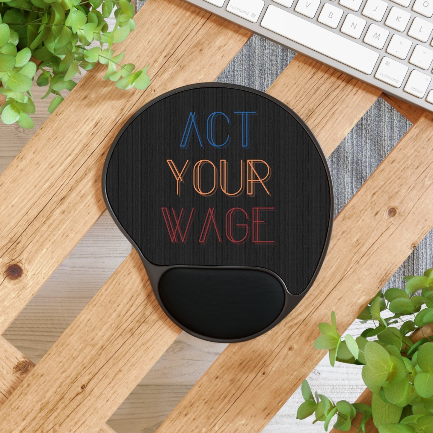 Mouse Pad With Wrist Rest