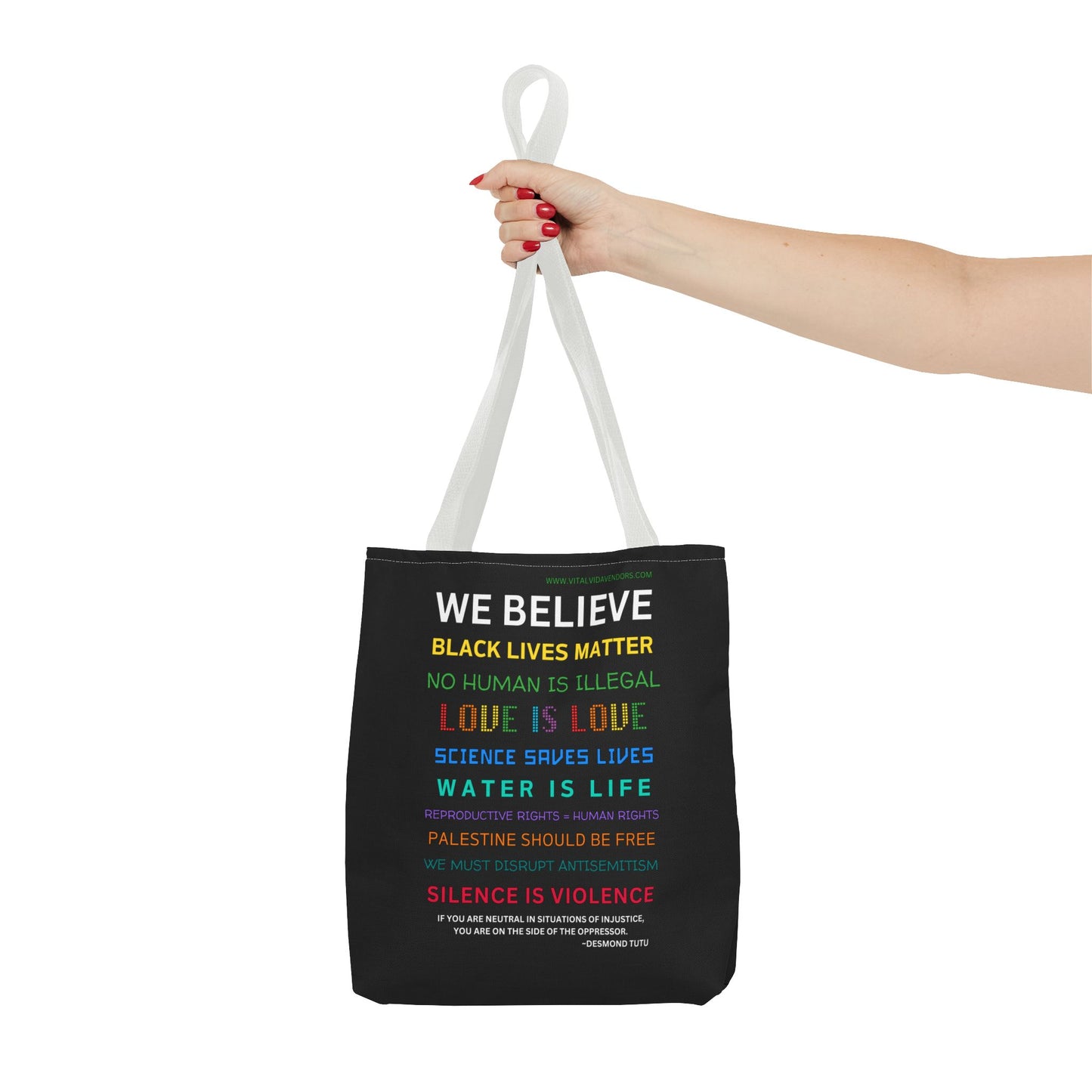 We Believe Tote- 3 sizes