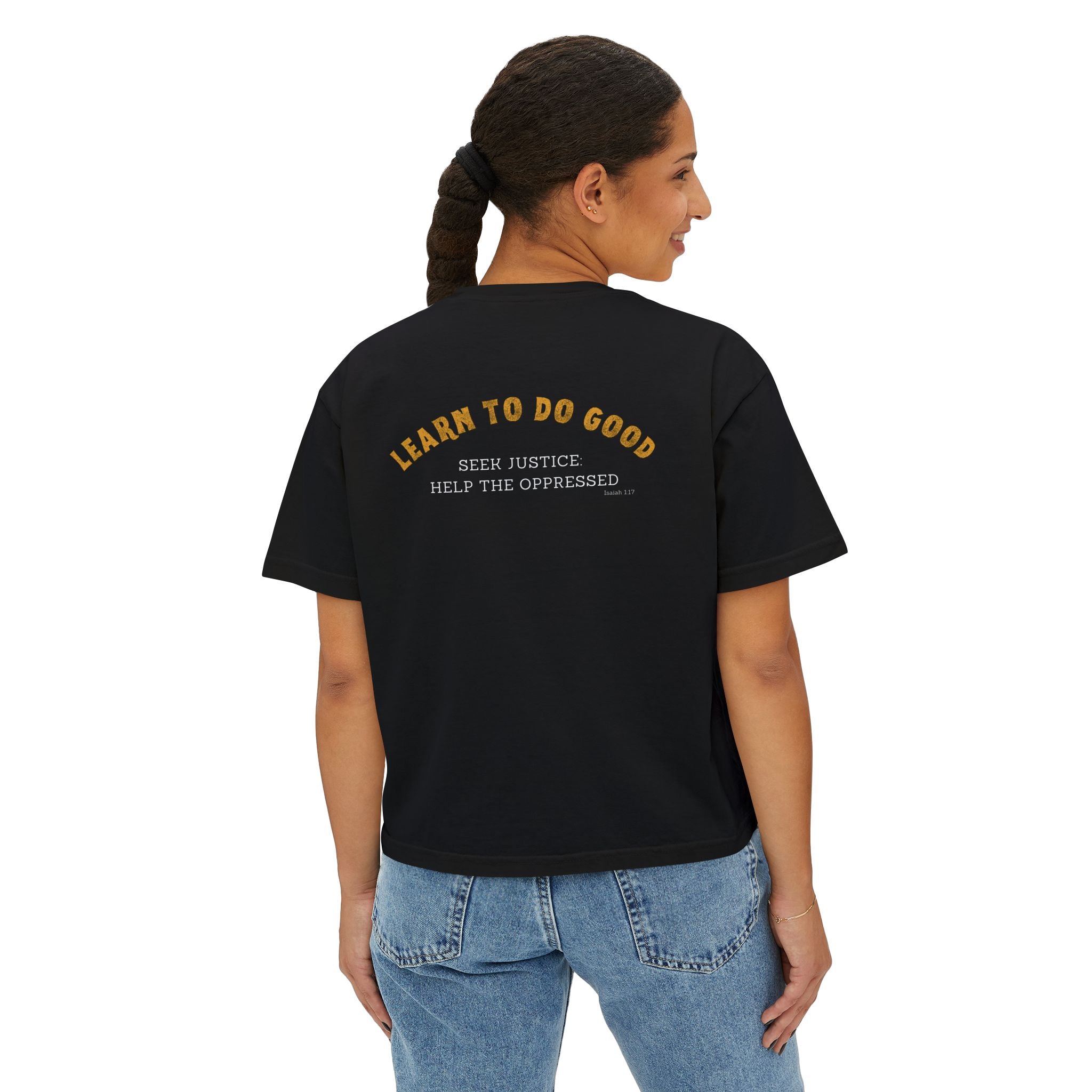 Boxy Cropped Tee- I Hope You Get What You Voted For