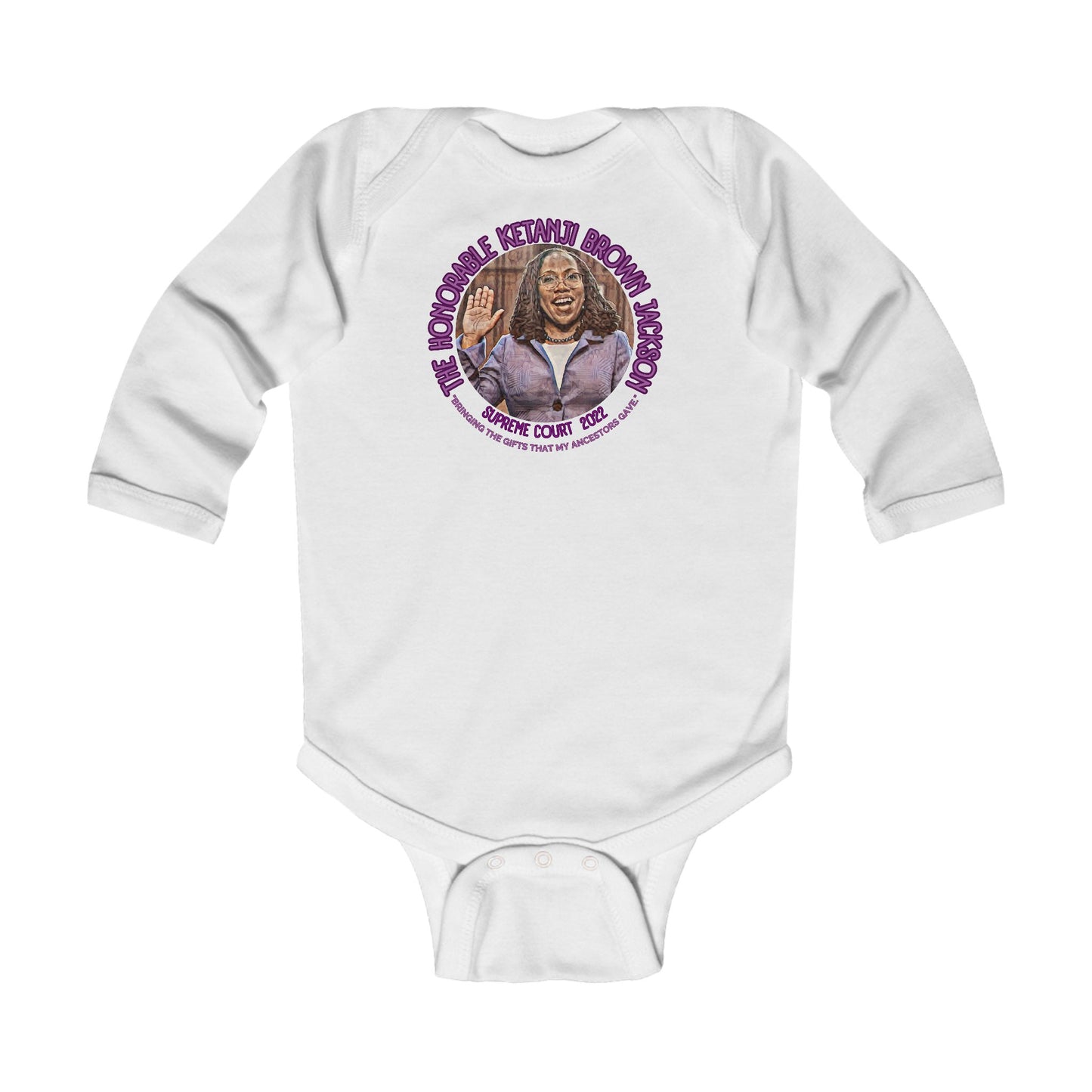 You Are The Future- Honorable Ketanji Brown Jackson- Jersey Baby Onesie- Supporting Healing Justice SB