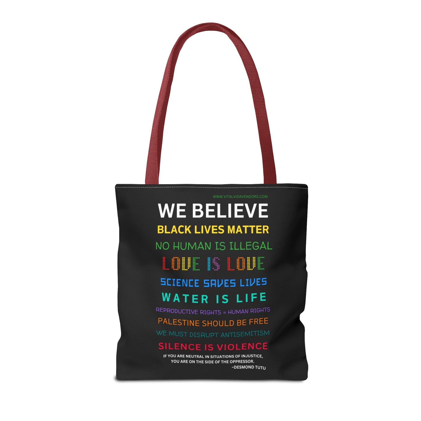 We Believe Tote- 3 sizes