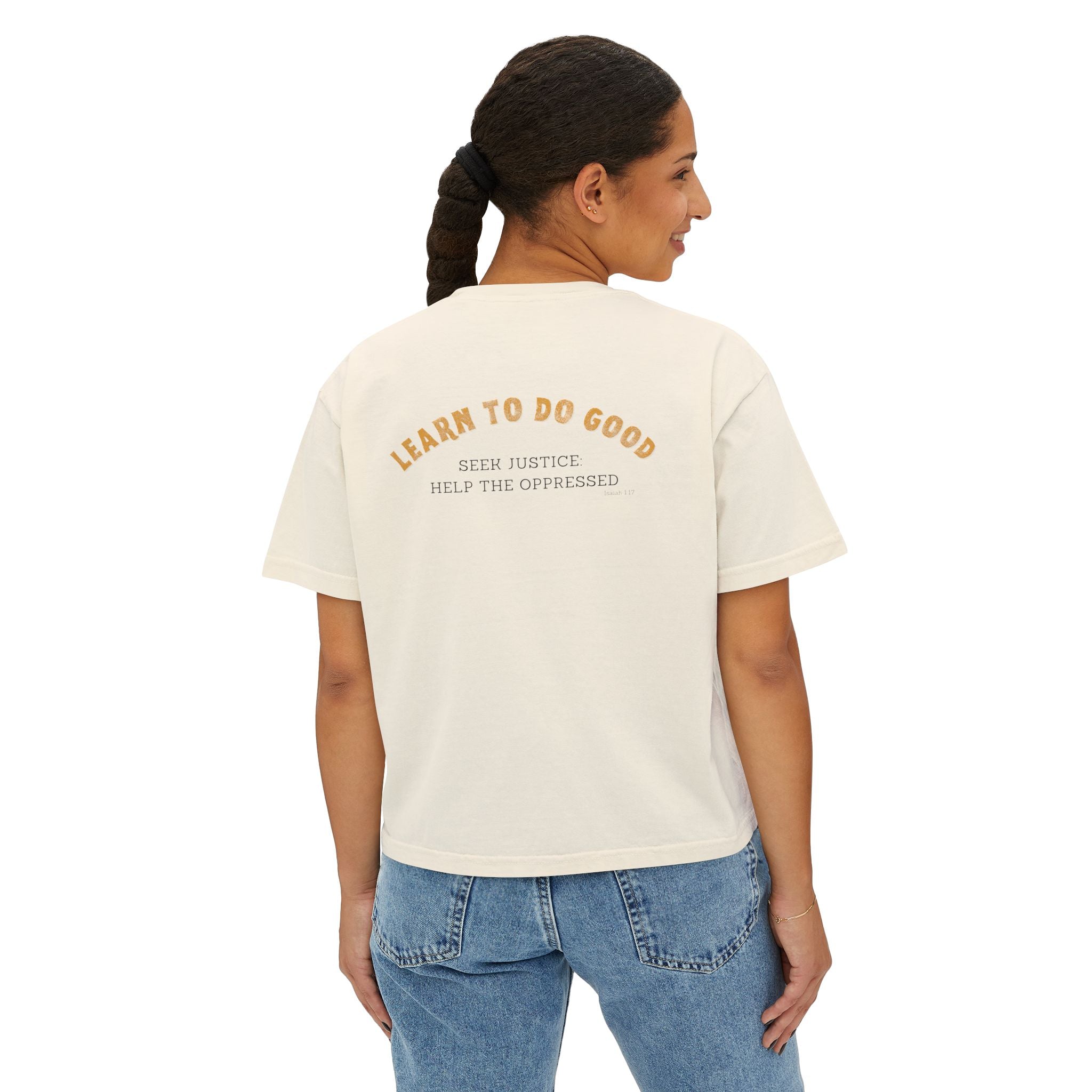 Boxy Cropped Tee- I Hope You Get What You Voted For