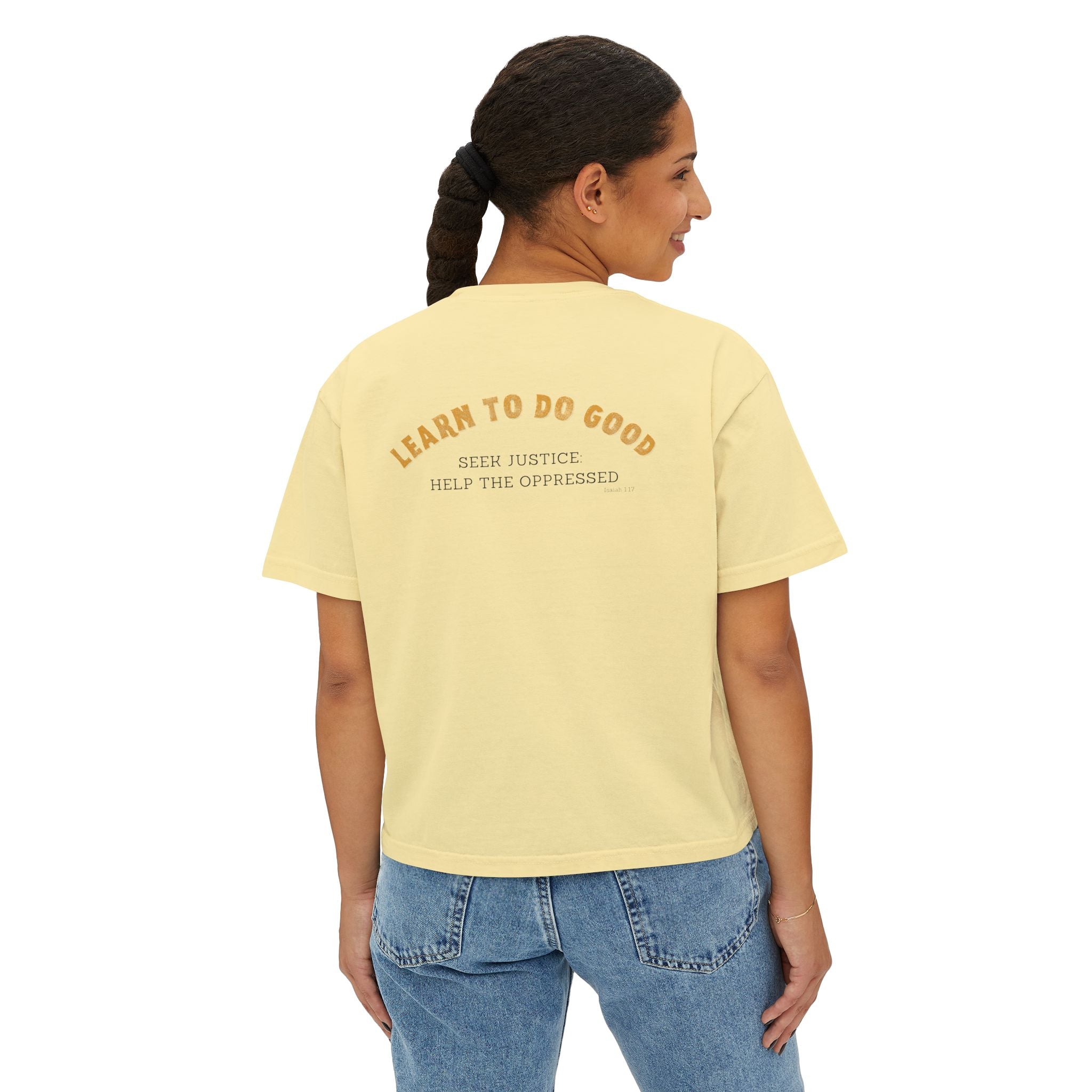 Boxy Cropped Tee- I Hope You Get What You Voted For