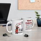 Guillotine Season Mug – Anti-Fascist Coffee Cup