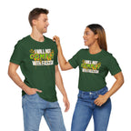 I Will Not Comply With Fascism Tee – Graffiti Protest Shirt