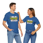 I Will Not Comply With Fascism Tee – Graffiti Protest Shirt