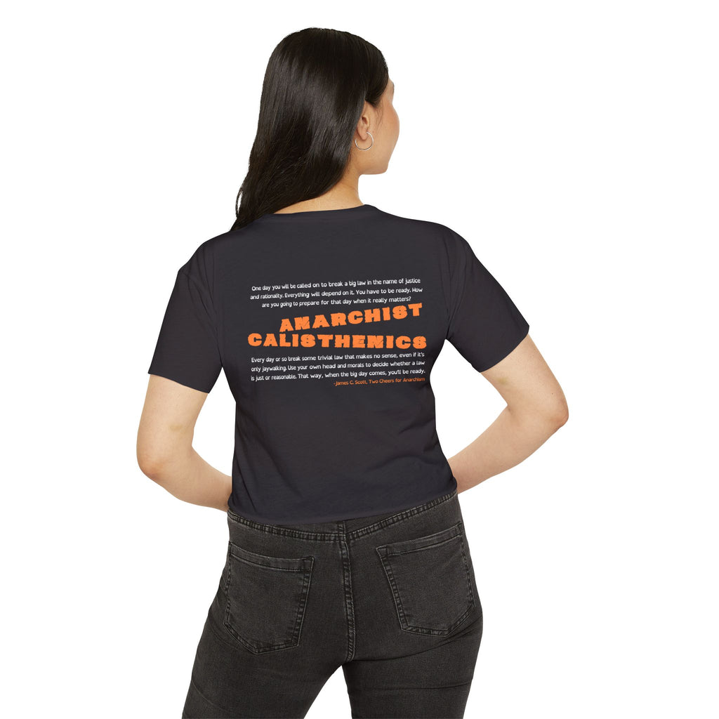 Anarchist Calisthenics Crop Tee