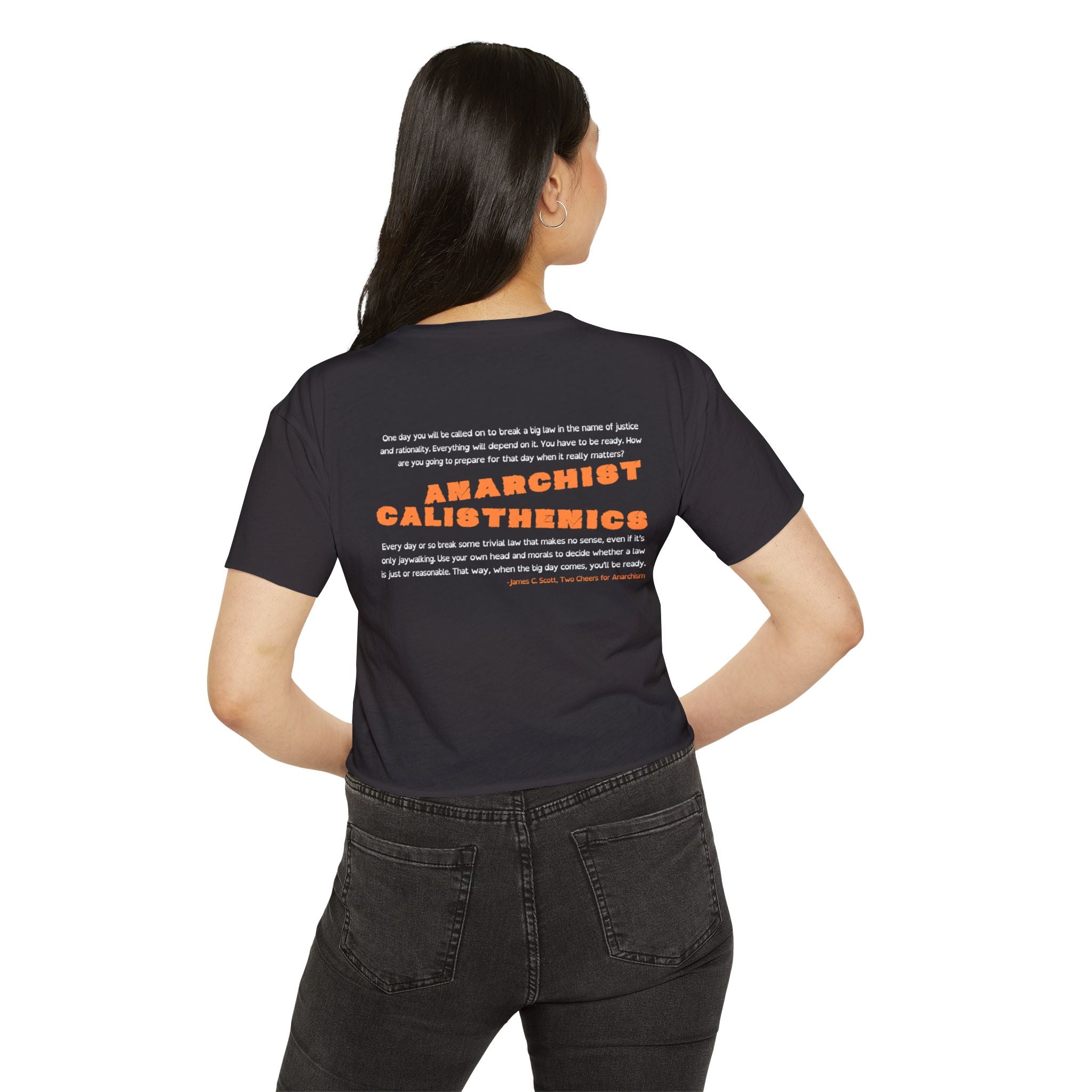 Anarchist Calisthenics Crop Tee