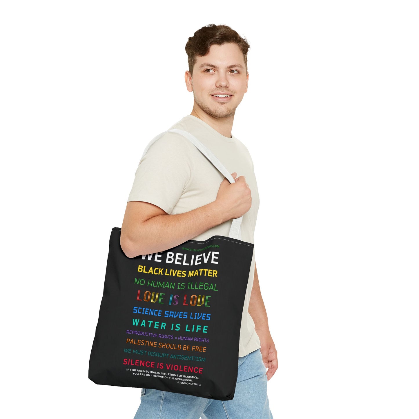 We Believe Tote- 3 sizes