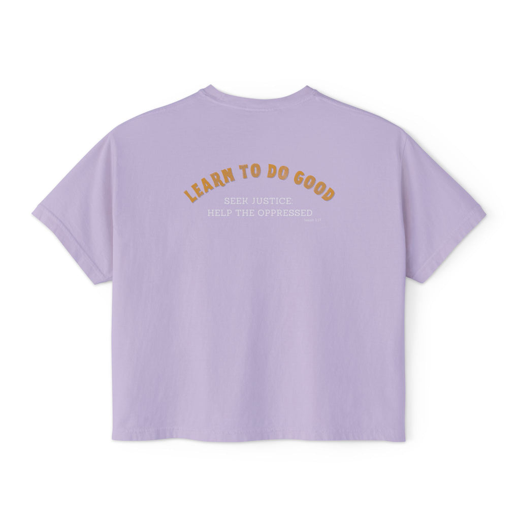 Boxy Cropped Tee- I Hope You Get What You Voted For
