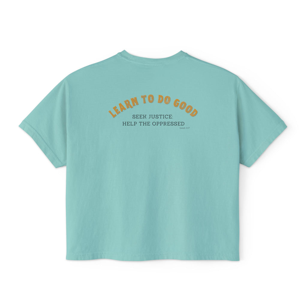 Boxy Cropped Tee- I Hope You Get What You Voted For