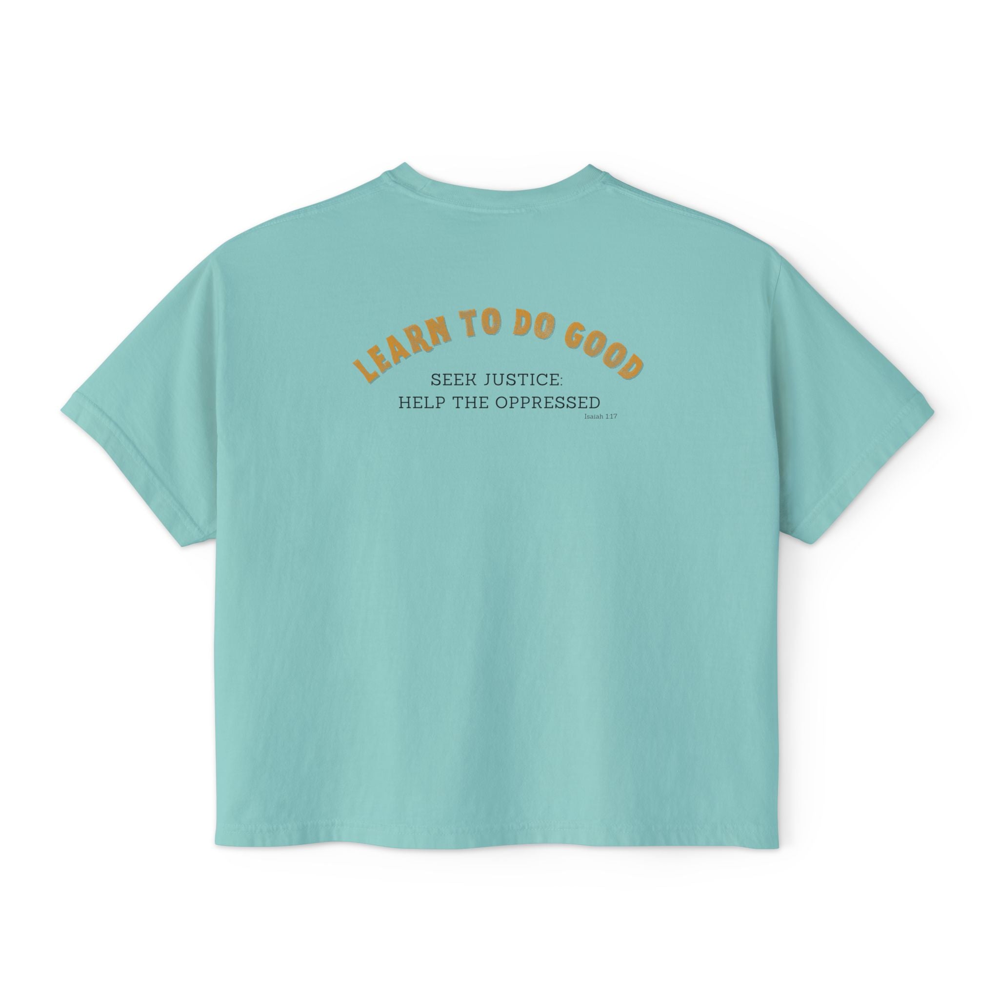 Boxy Cropped Tee- I Hope You Get What You Voted For