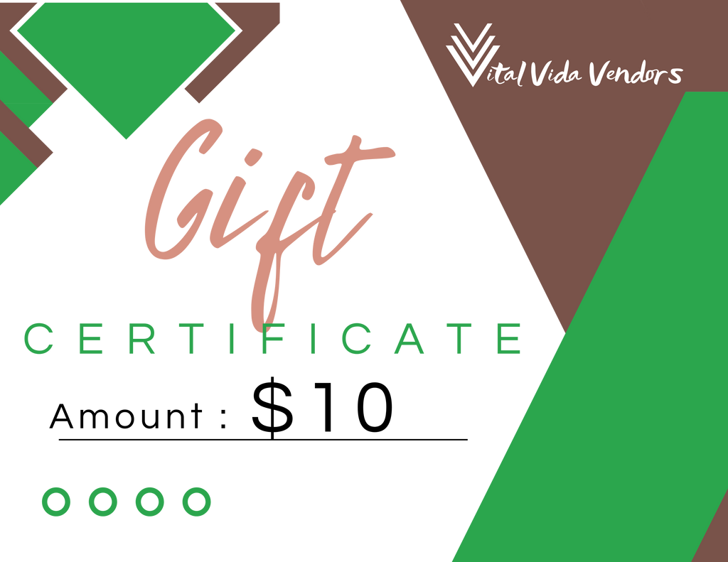 Vital Vida Vendors Gift Card ** Empower Community with Every Purchase!**
