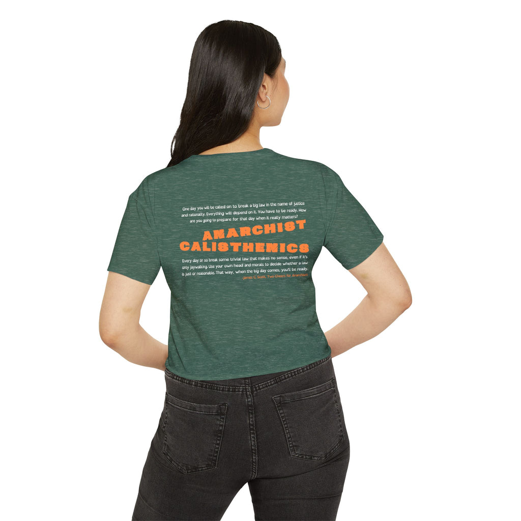 Anarchist Calisthenics Crop Tee