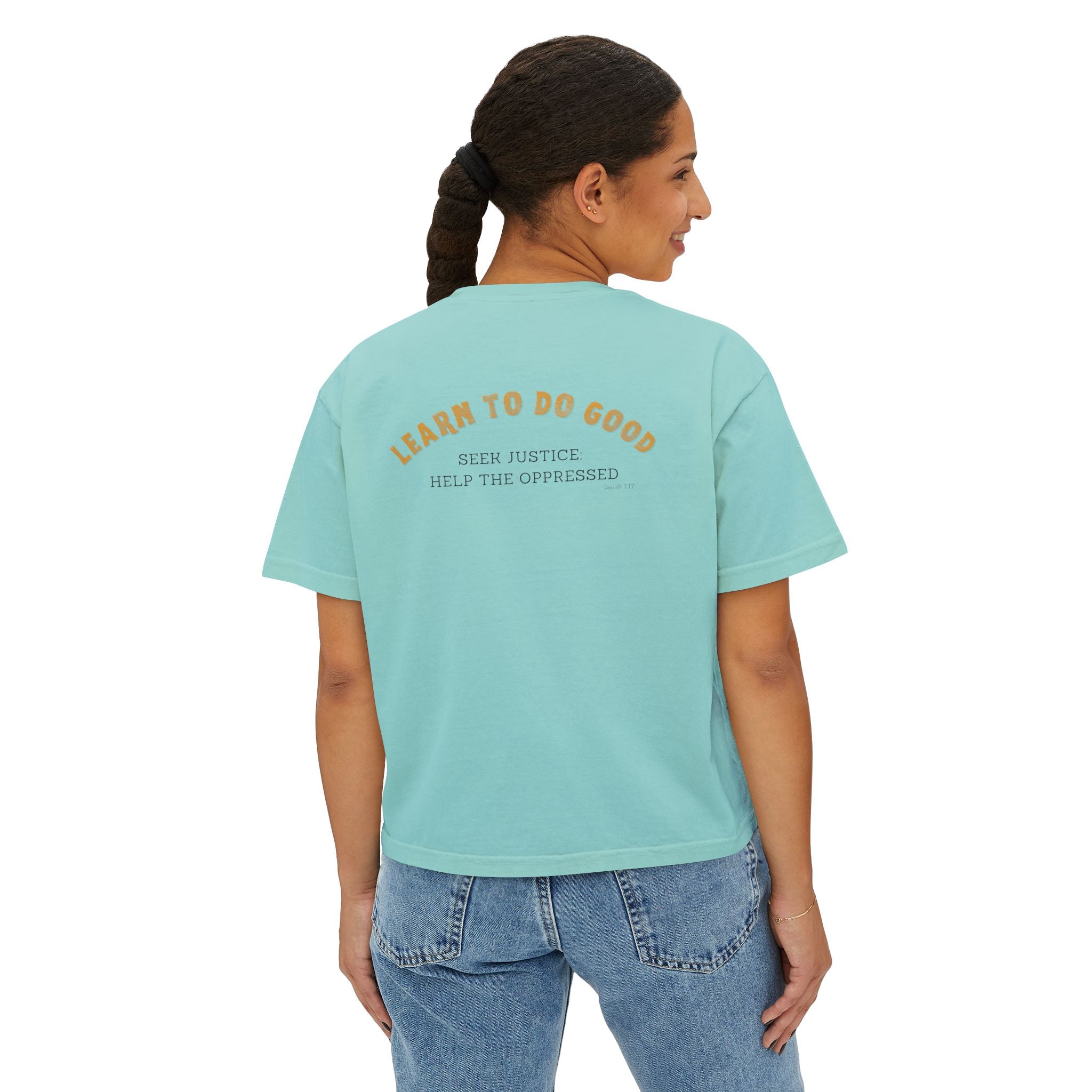Boxy Cropped Tee- I Hope You Get What You Voted For
