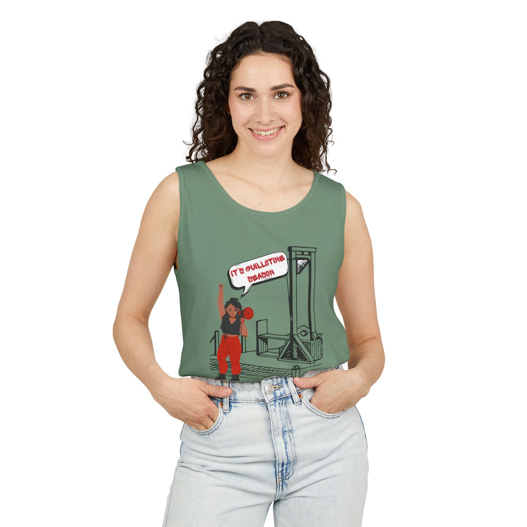 Guillotine Season Tank Top – Anti-Fascist Protest Apparel
