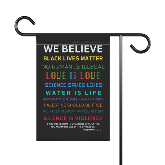 We Believe Garden & House Banner