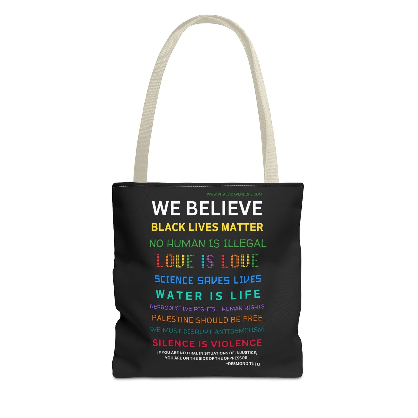 We Believe Tote- 3 sizes