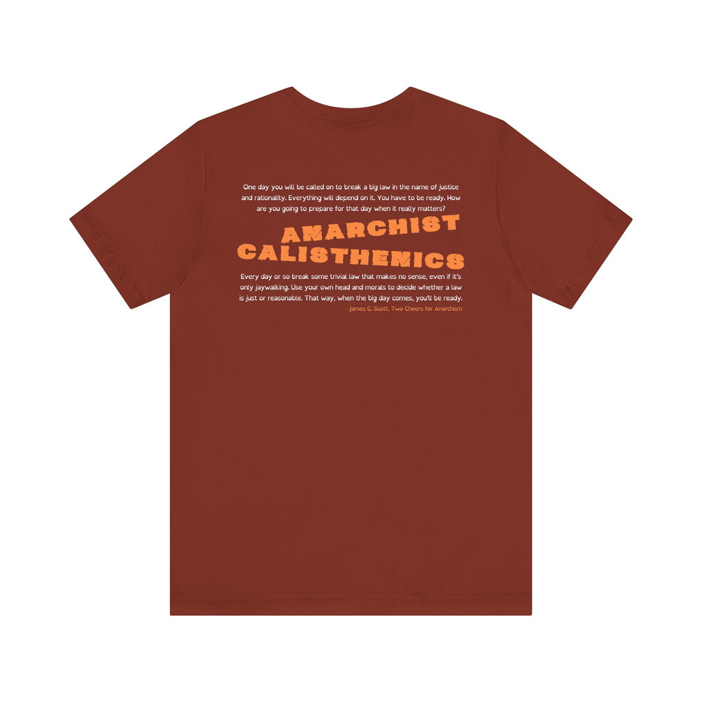 Anarchist Calisthenics- Jersey Short Sleeve Tee