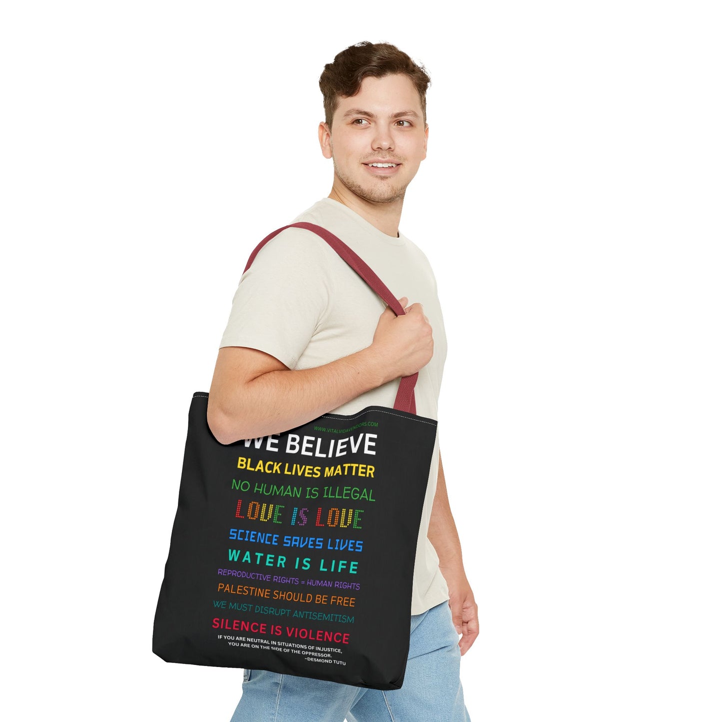 We Believe Tote- 3 sizes