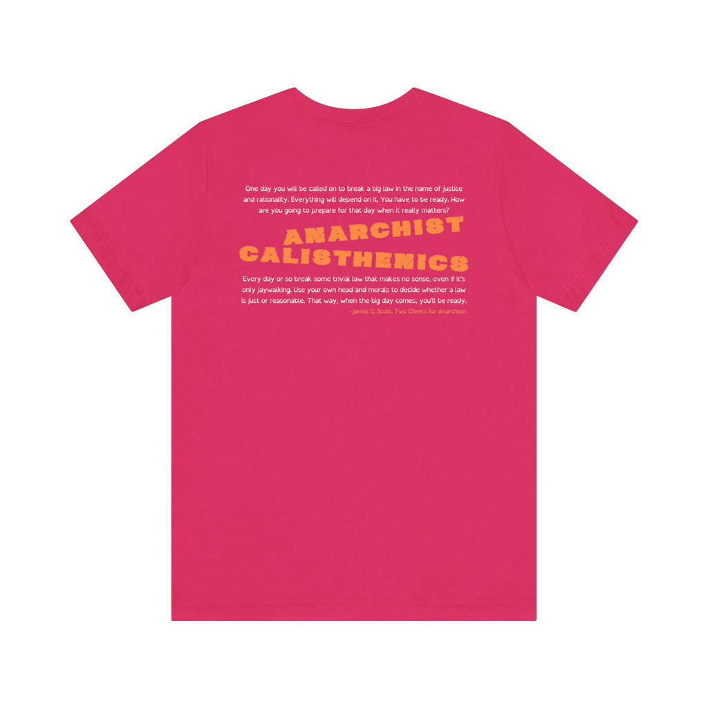 Anarchist Calisthenics- Jersey Short Sleeve Tee