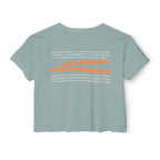 Anarchist Calisthenics Crop Tee