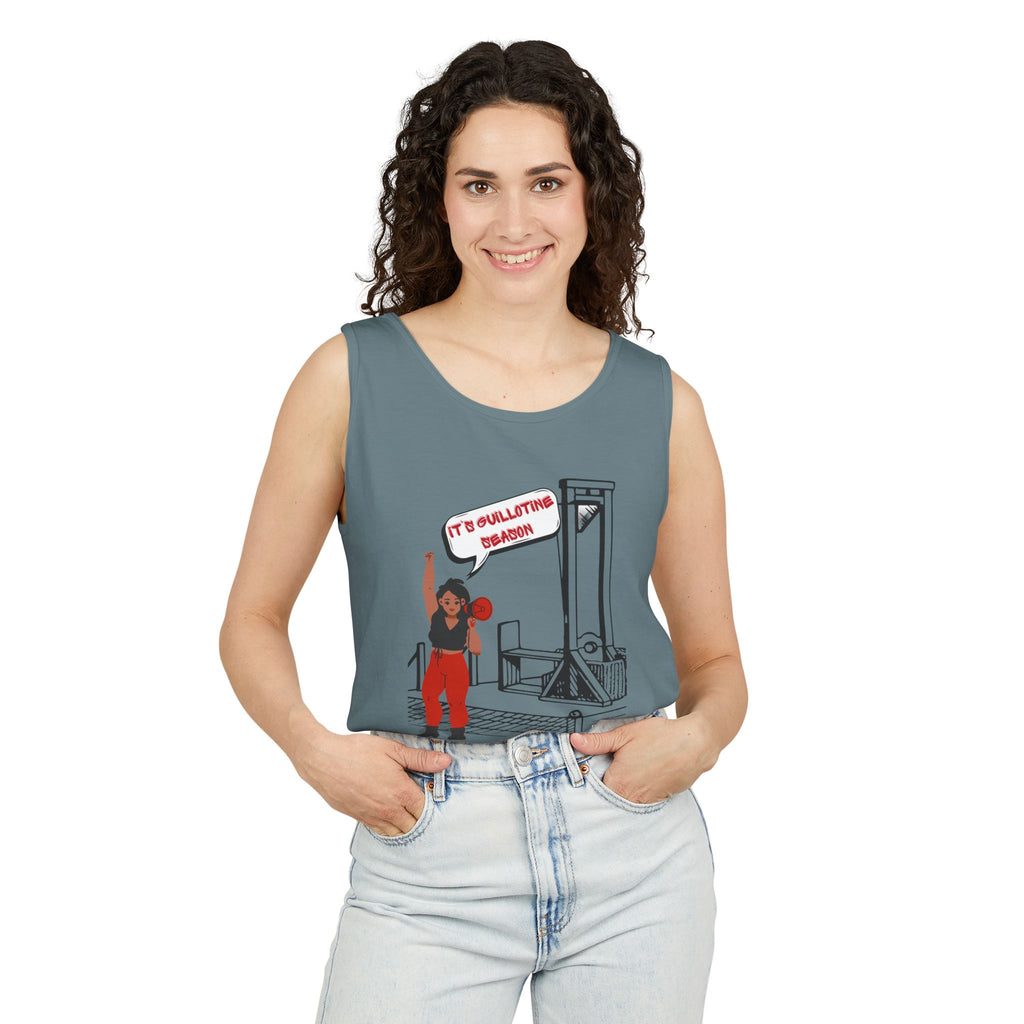 Guillotine Season Tank Top – Anti-Fascist Protest Apparel