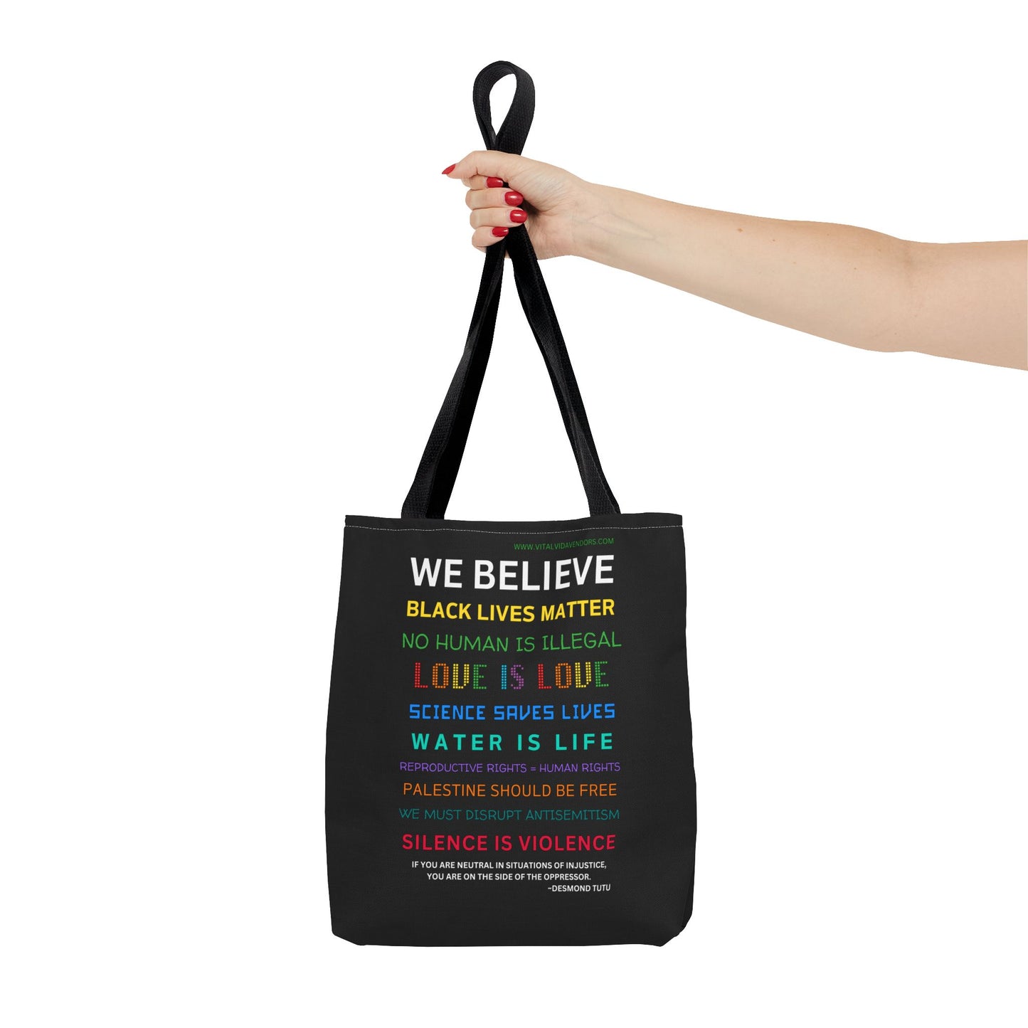 We Believe Tote- 3 sizes