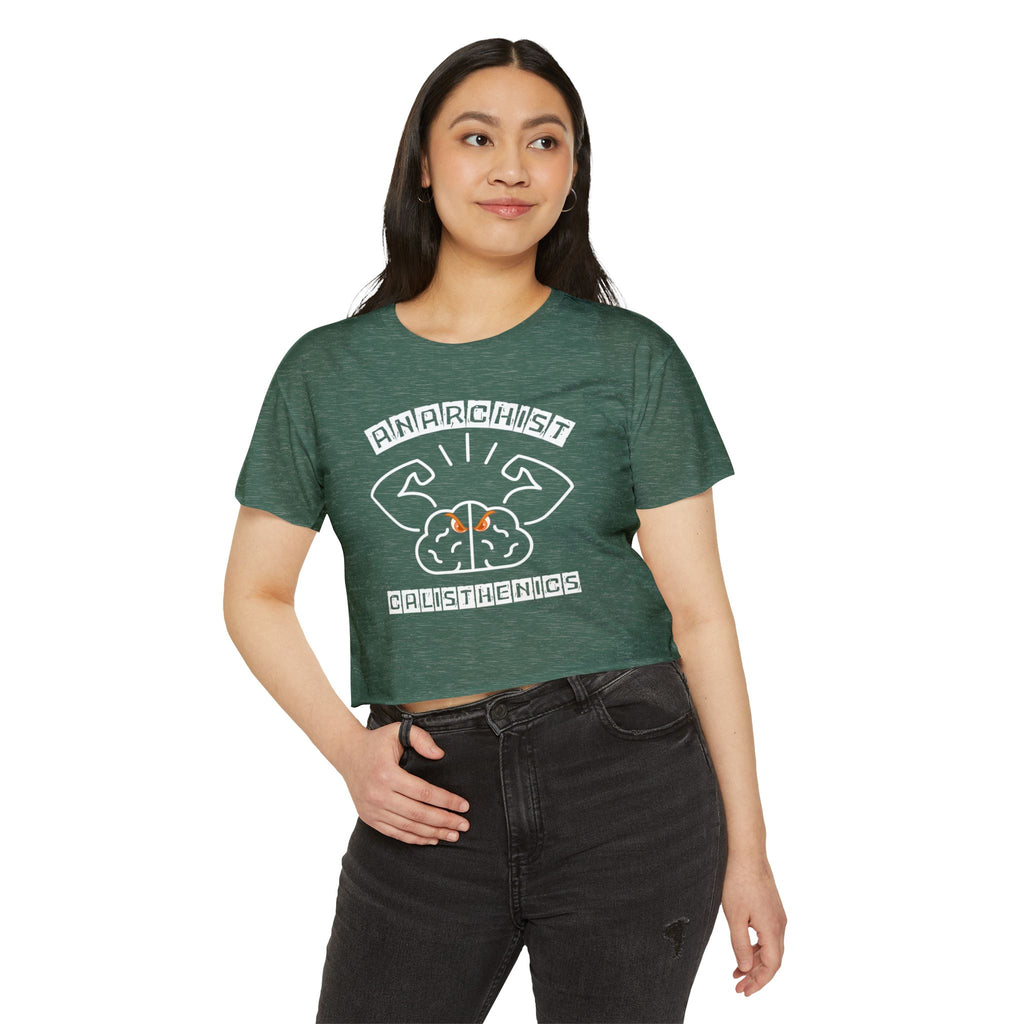 Anarchist Calisthenics Crop Tee
