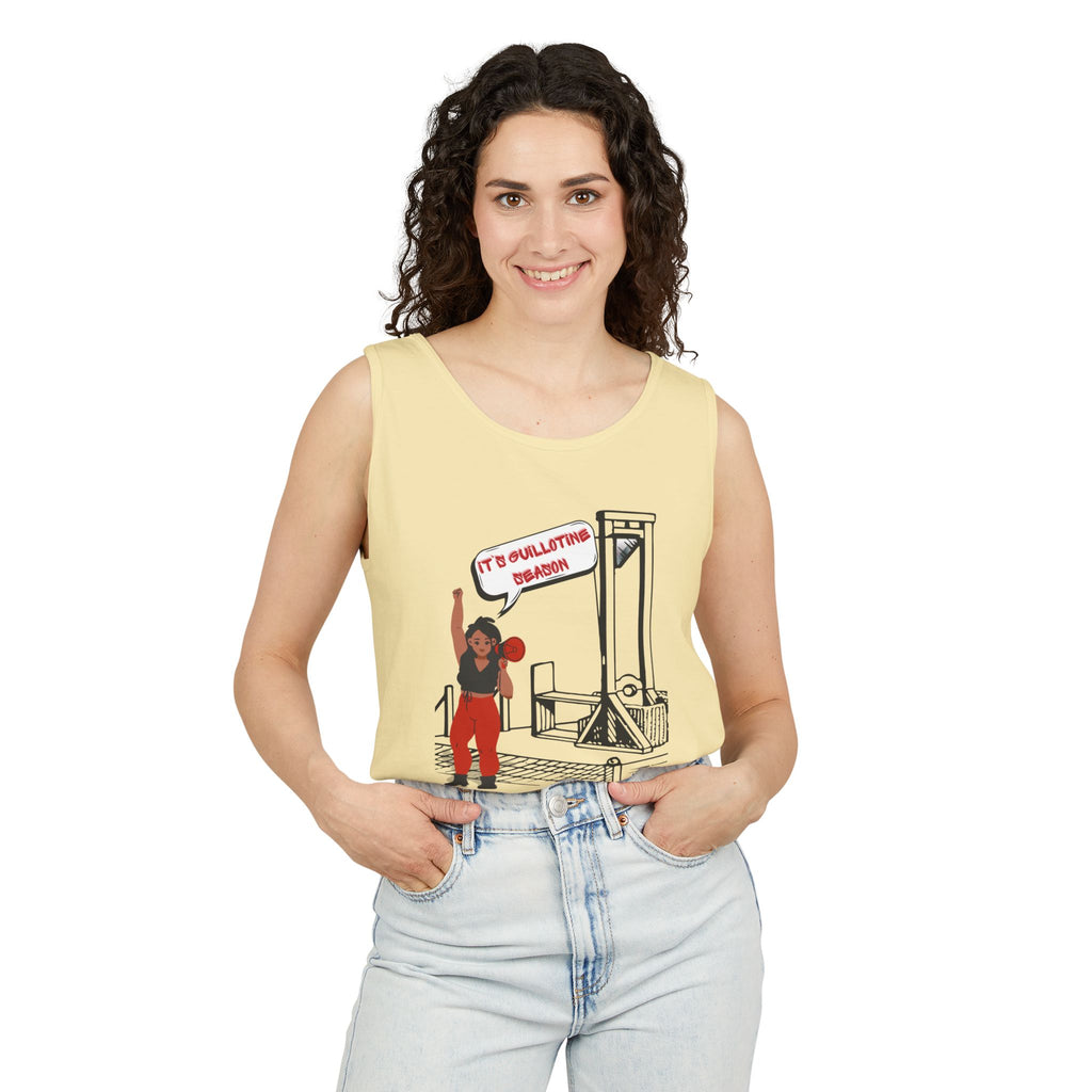 Guillotine Season Tank Top – Anti-Fascist Protest Apparel