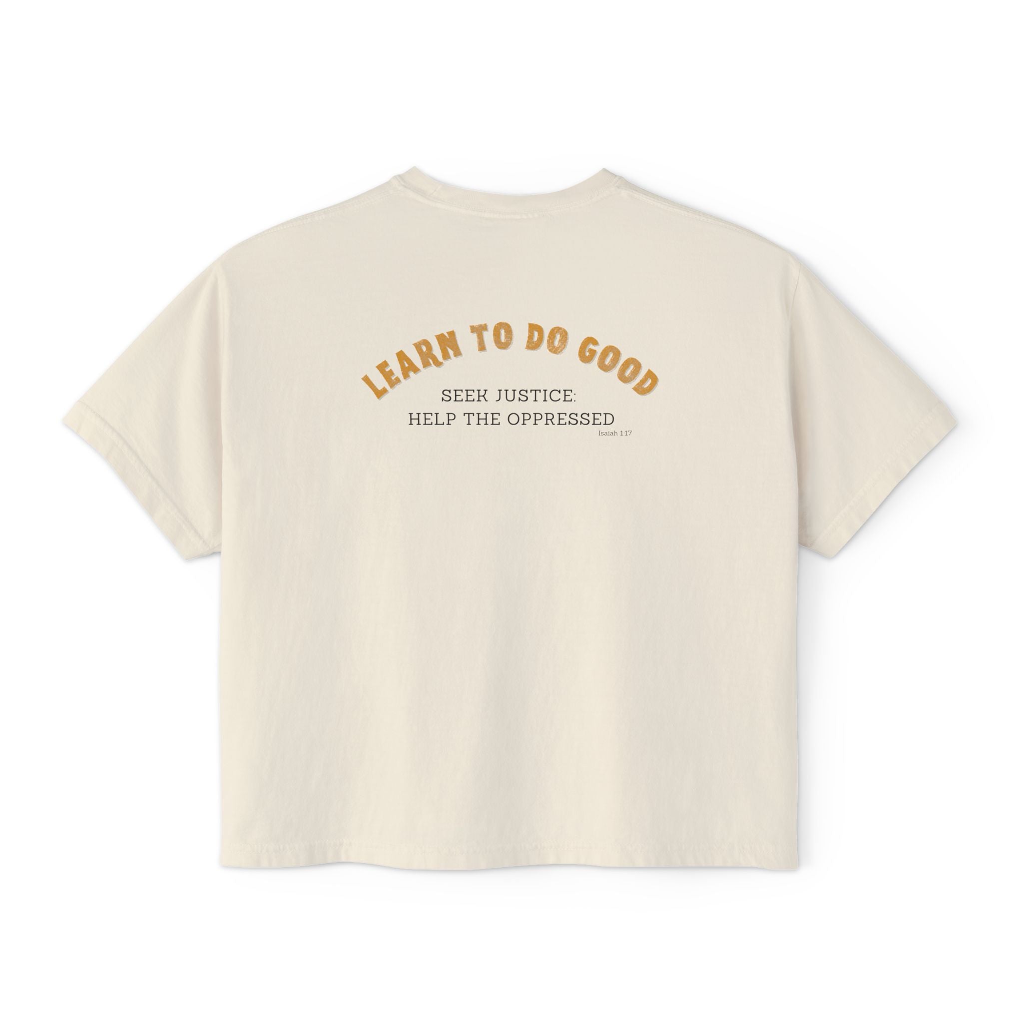 Boxy Cropped Tee- I Hope You Get What You Voted For