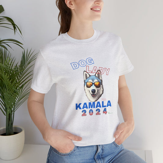 Dog Lady For Kamala Jersey Tee