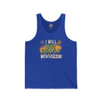 I Will Not Comply With Fascism Tank – Graffiti Protest Tank Top