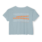 Anarchist Calisthenics Crop Tee