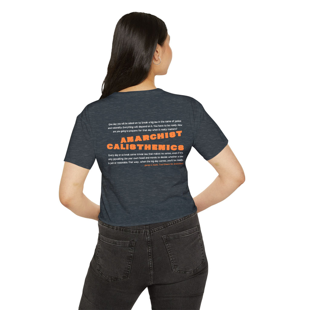 Anarchist Calisthenics Crop Tee