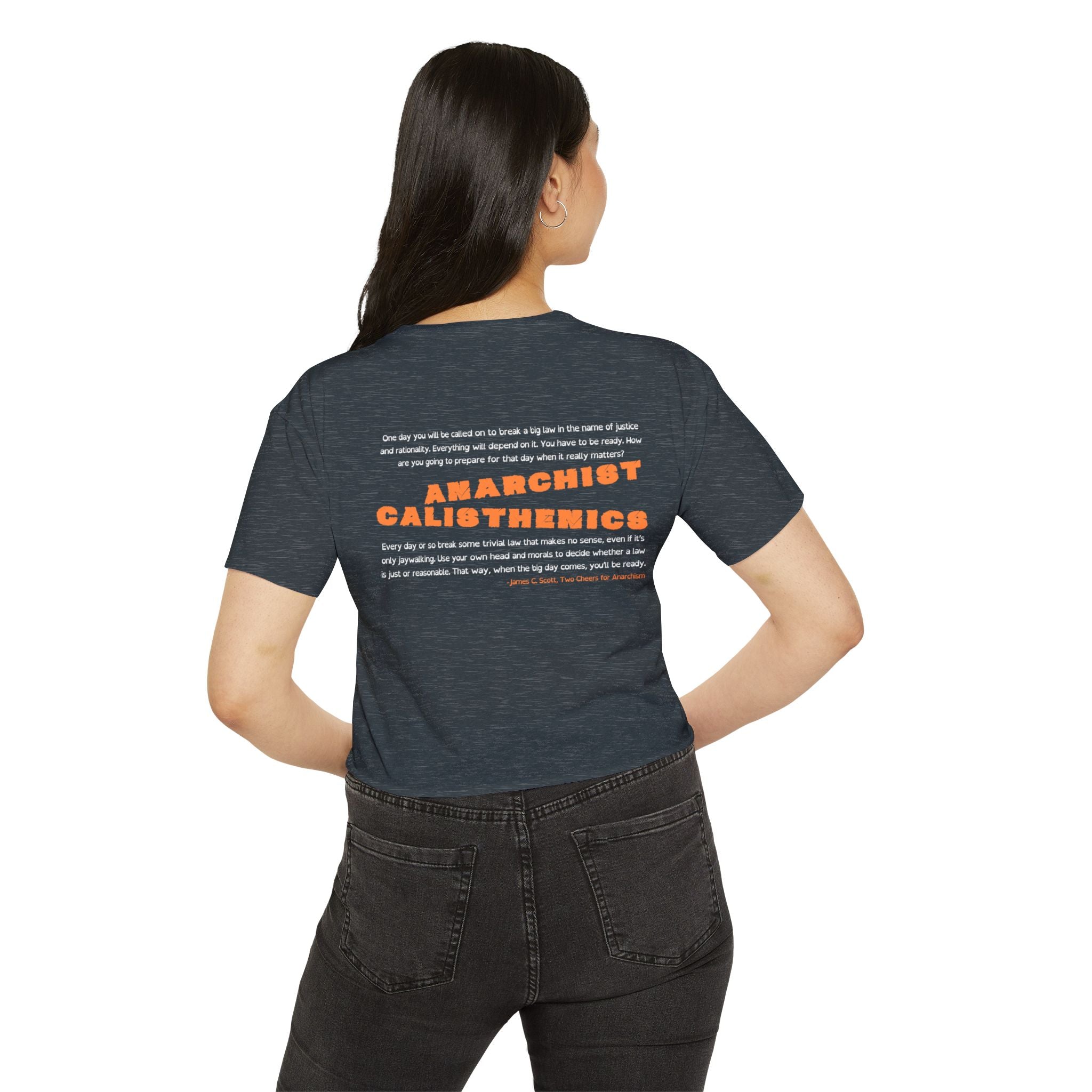 Anarchist Calisthenics Crop Tee