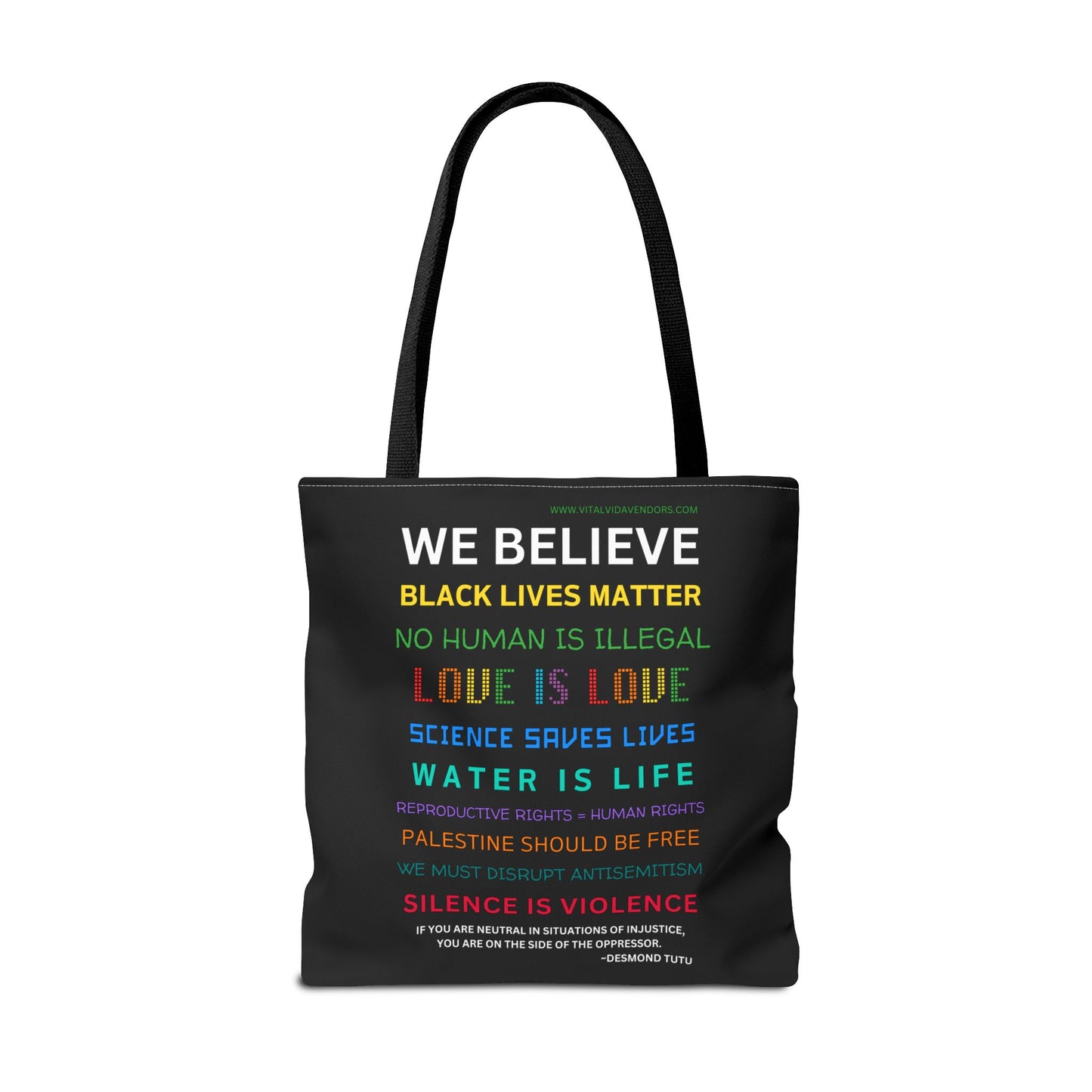 We Believe Tote- 3 sizes