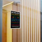 We Believe Vinyl Decal