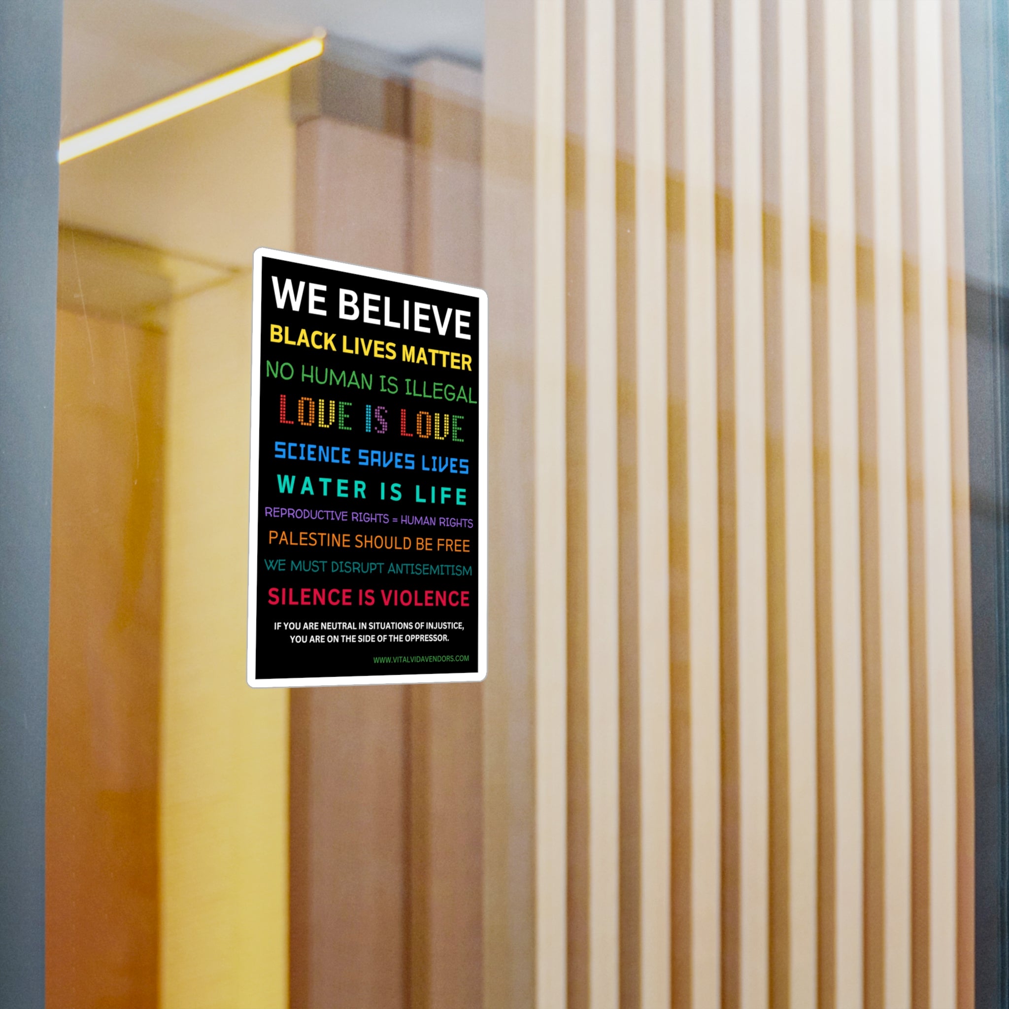 We Believe Vinyl Decal