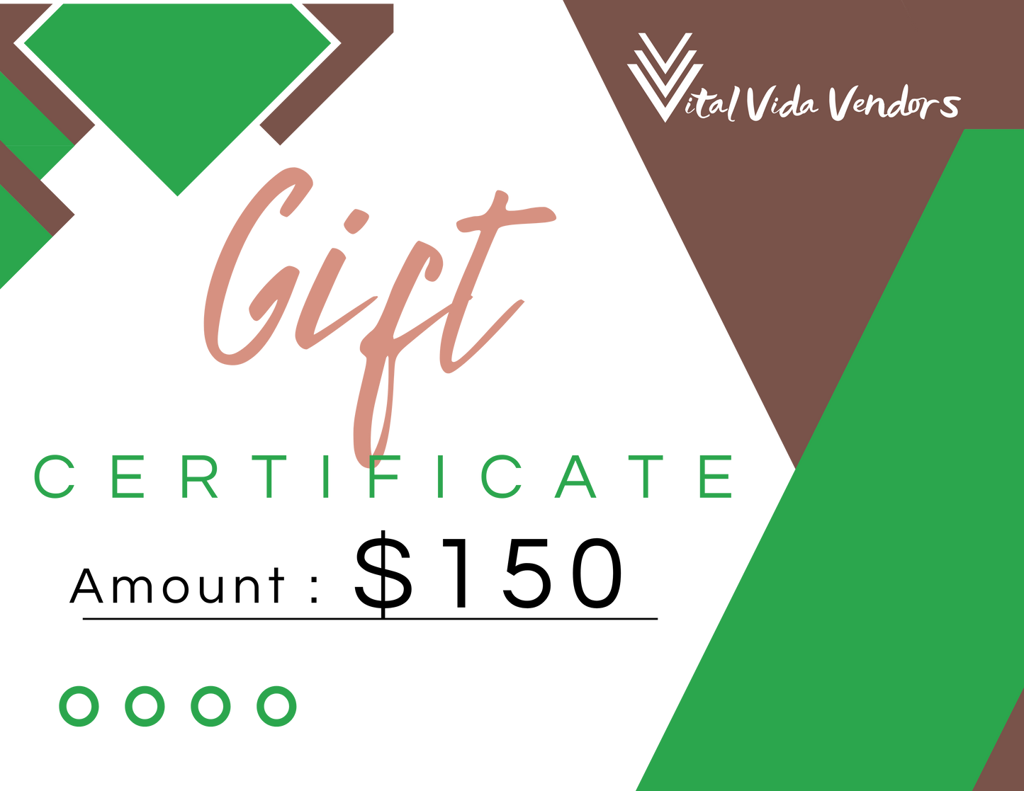 Vital Vida Vendors Gift Card ** Empower Community with Every Purchase!**