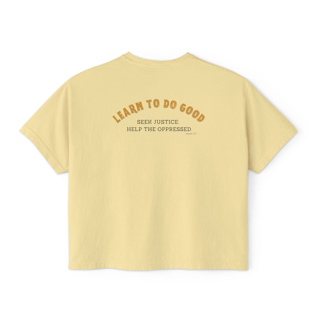 Boxy Cropped Tee- I Hope You Get What You Voted For