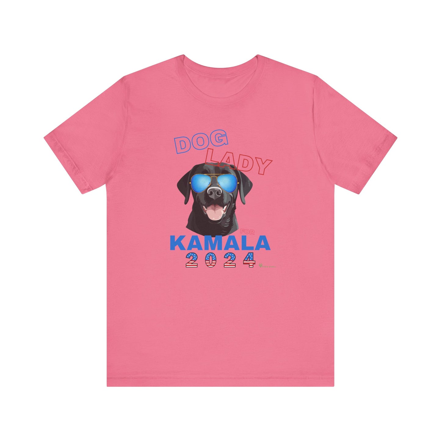 Dog Lady For Kamala Jersey Tee- Black Lab, One-Sided Design