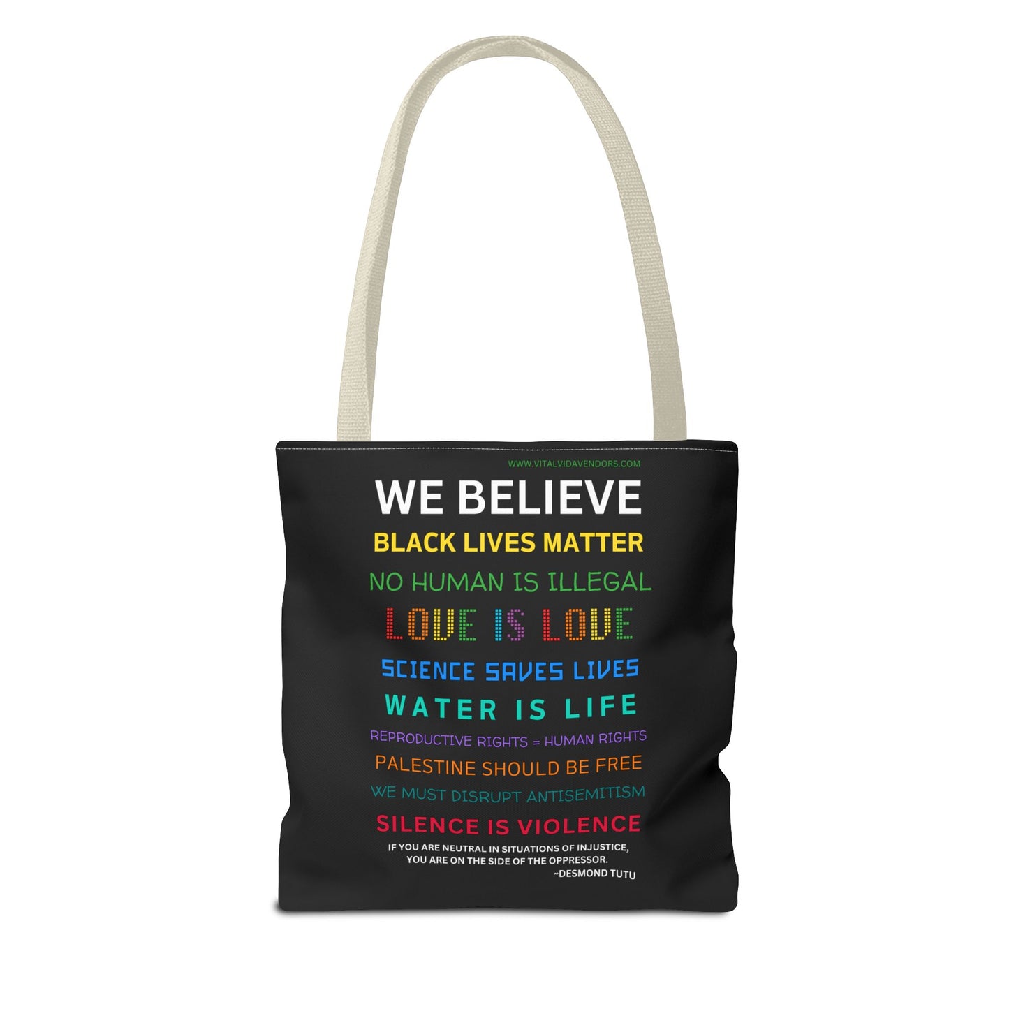 We Believe Tote- 3 sizes