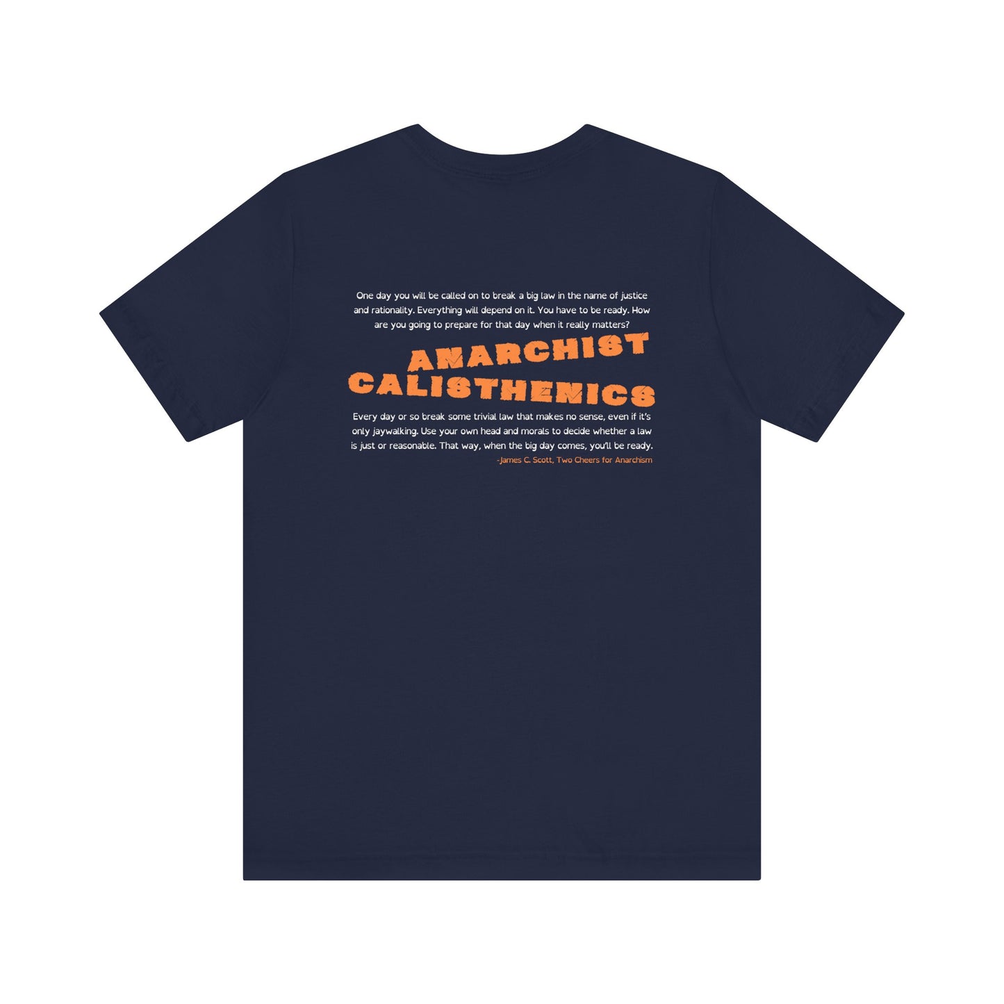 Anarchist Calisthenics- Jersey Short Sleeve Tee