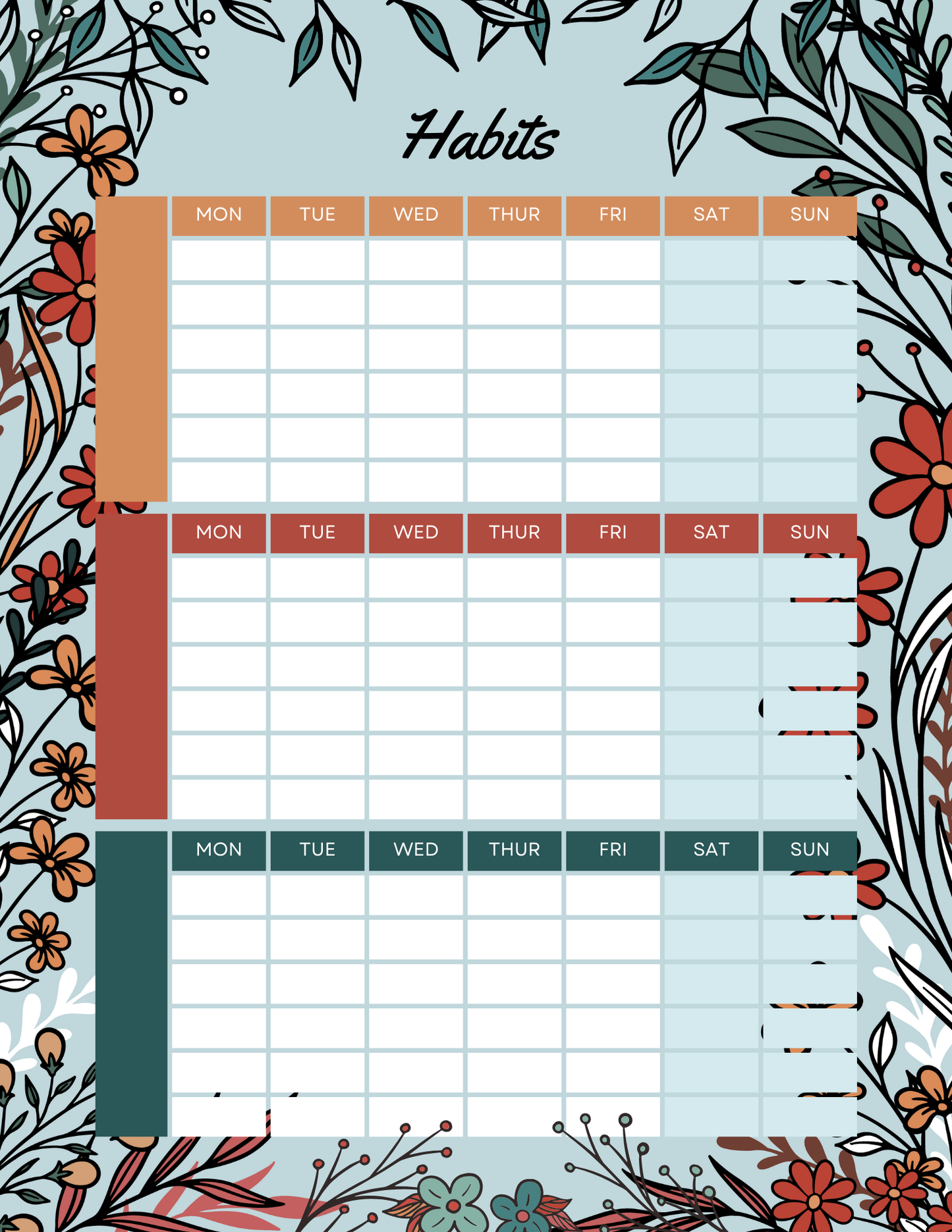 4-Month ADHD Planner & Organizer