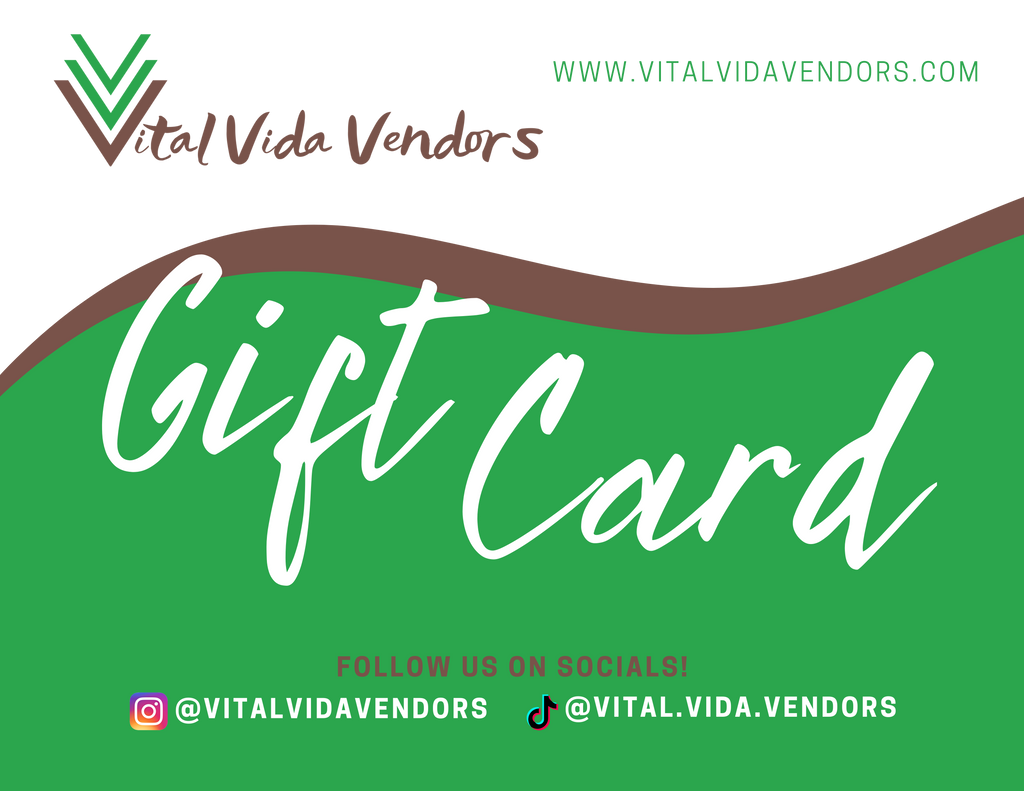 Vital Vida Vendors Gift Card ** Empower Community with Every Purchase!**