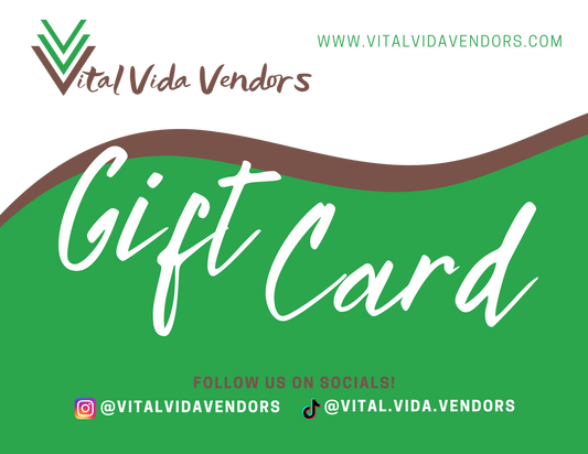 Vital Vida Vendors Gift Card ** Empower Community with Every Purchase!**