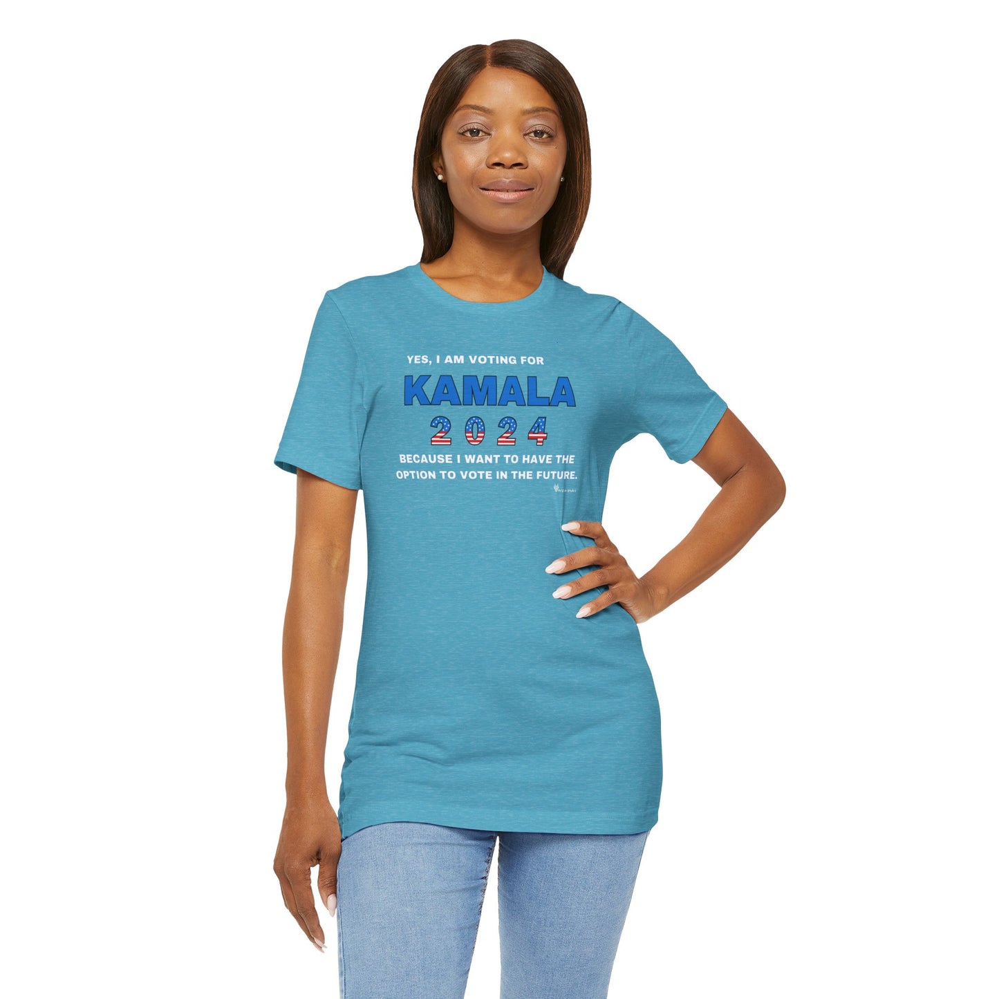 Yes, I am Voting For Kamala Jersey Tee